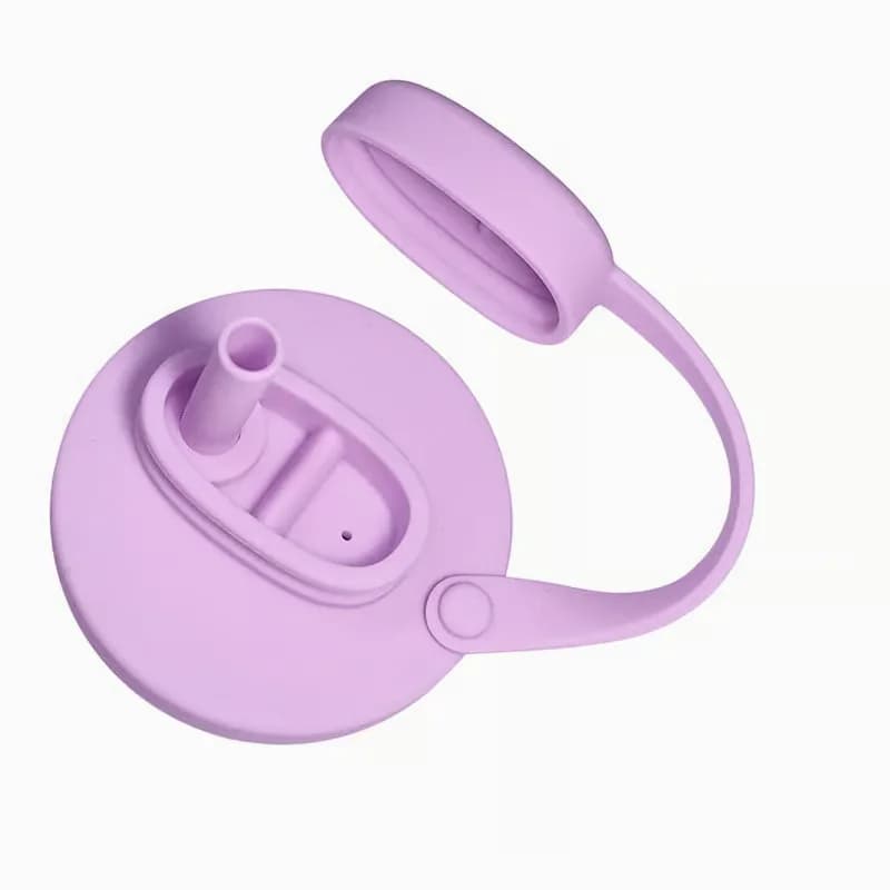 Pink Silicone Soda Can Lid Cover Without Straw Brush - View 15