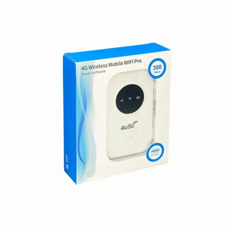 Portable 4G WiFi Router Set with Type-C Port - View 2