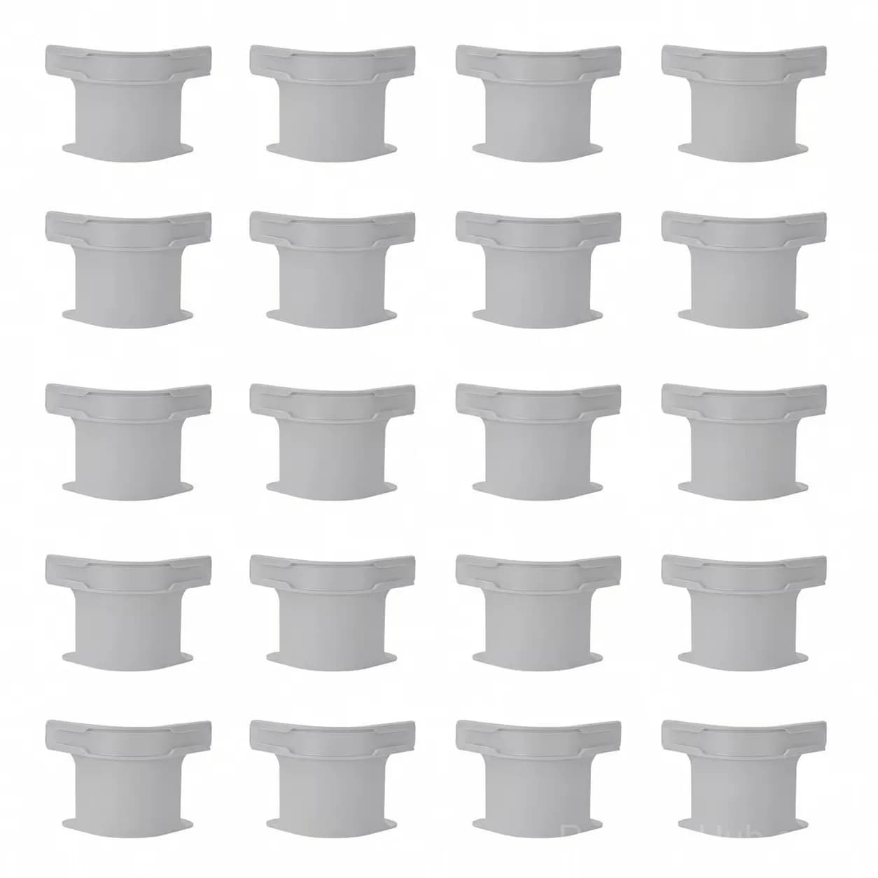Bed Sheet and Cover Fastener Set, 8-Piece, White - View 6