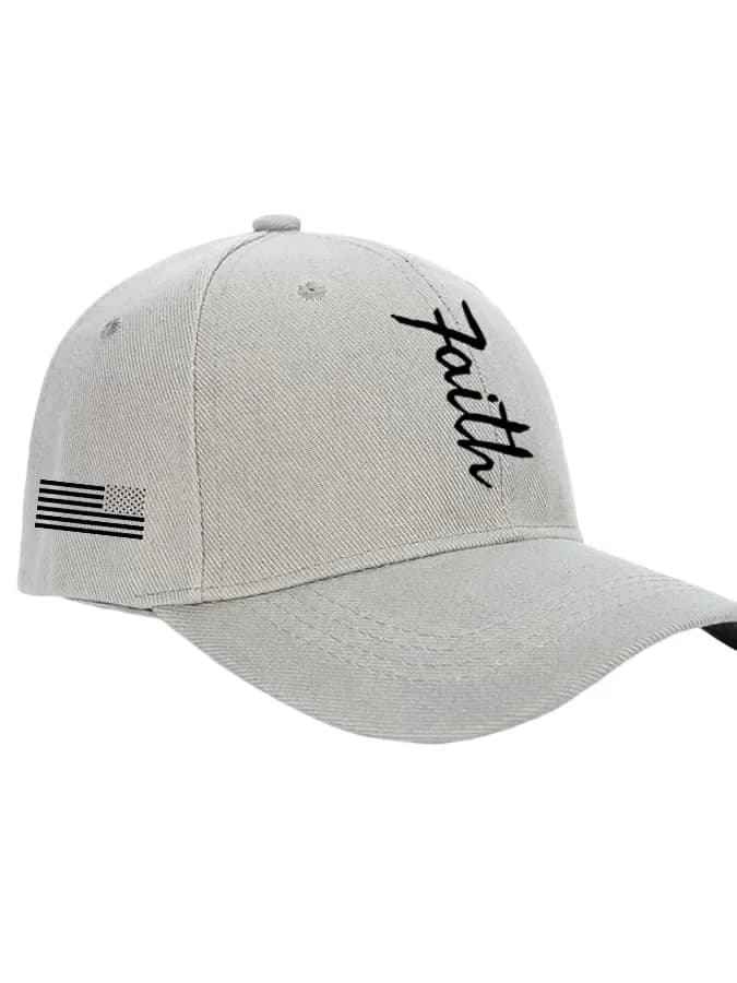 Unisex Faith & Flag Print Baseball Cap - View 6