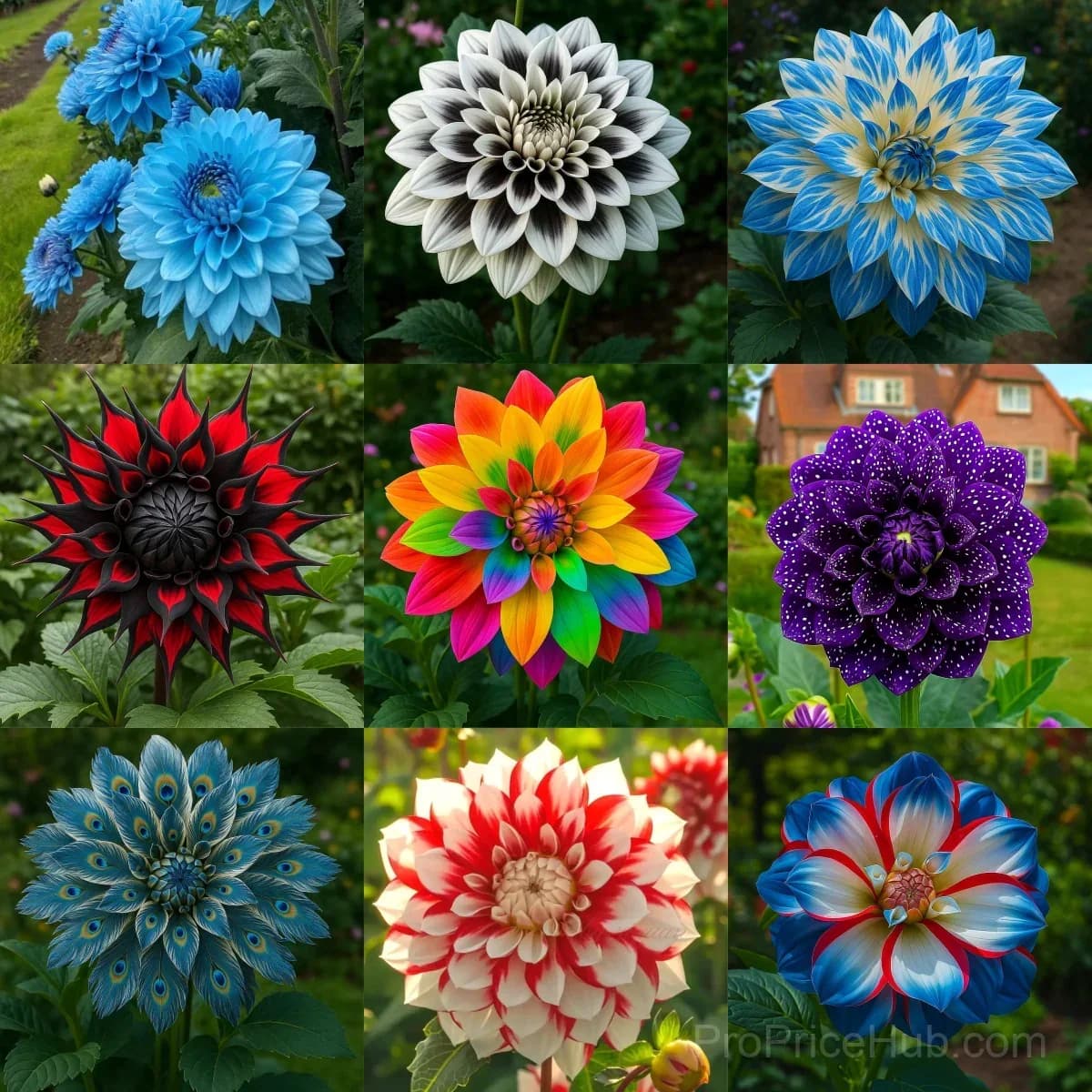Rare Double Dahlias - Bold Lush Blooms for Unique Gardens - View 28