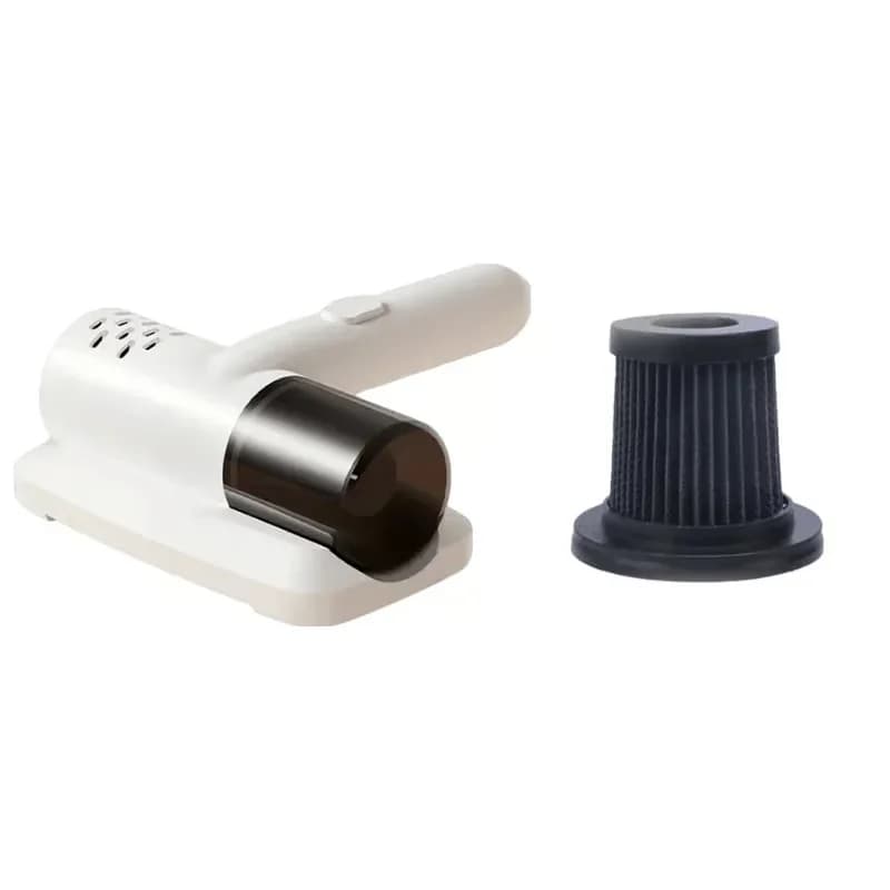 White Cordless Handheld UV Bed Vacuum Cleaner - View 8