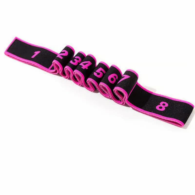 Resistance Band for Fitness and Yoga, Red, No Rear Strap - View 12