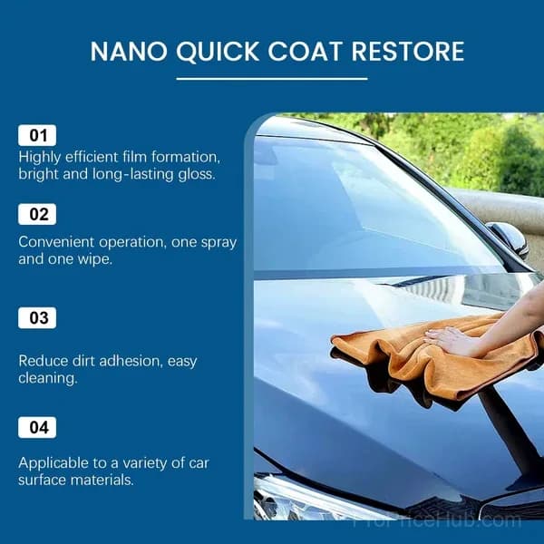 Automotive Nano Coating Repair Agent – Dust & Water Repellent, Gloss - View 4