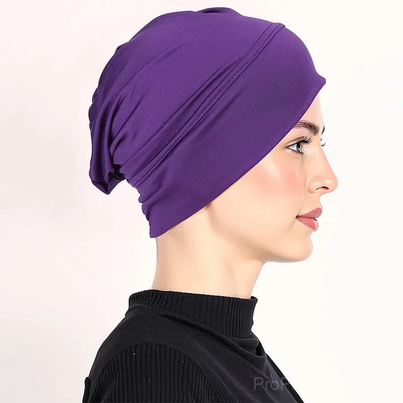 Soft Stretch Turban Cap for Women - View 19