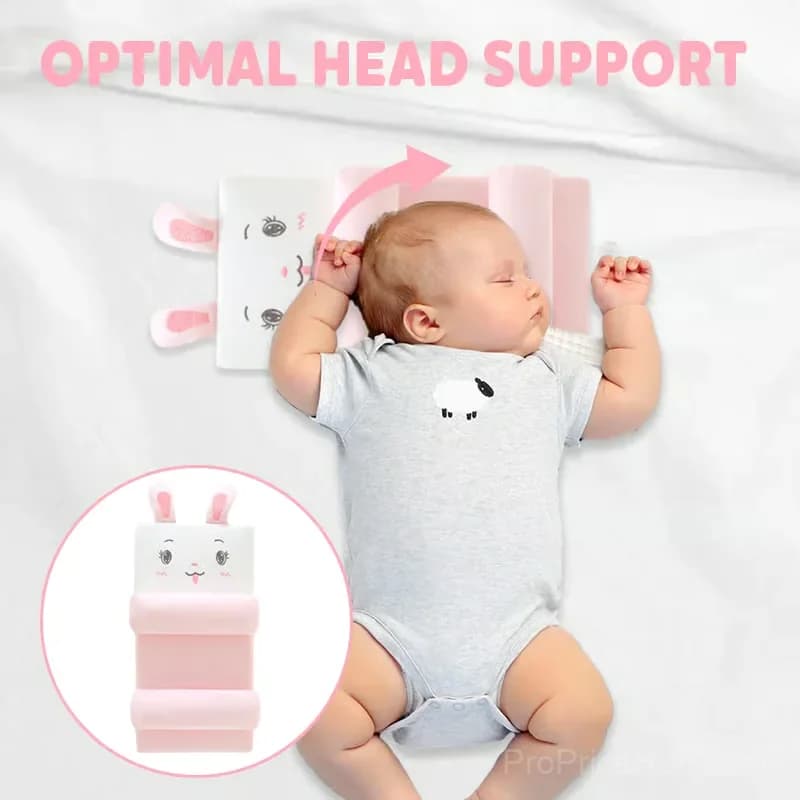 All-Season Breathable Baby Shaping Pillow, Pink - View 5