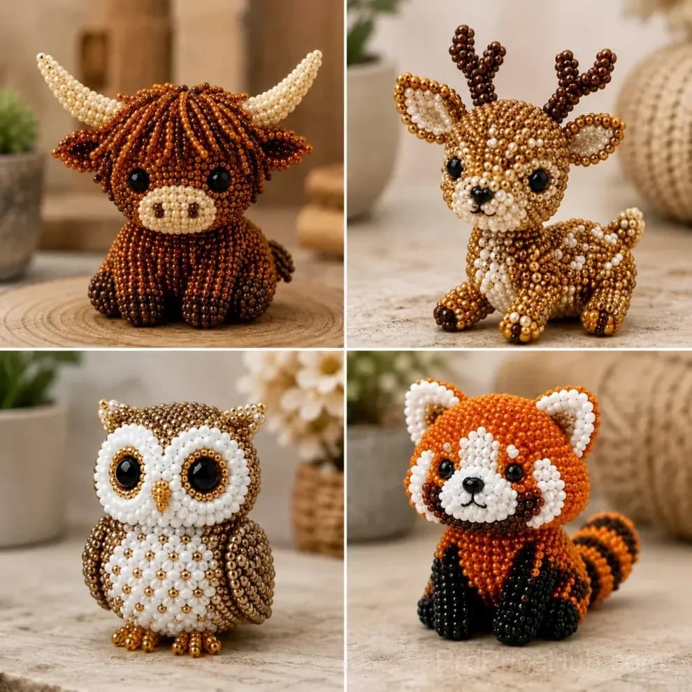Petite 3D Beaded Animal DIY Craft Kit - View 9