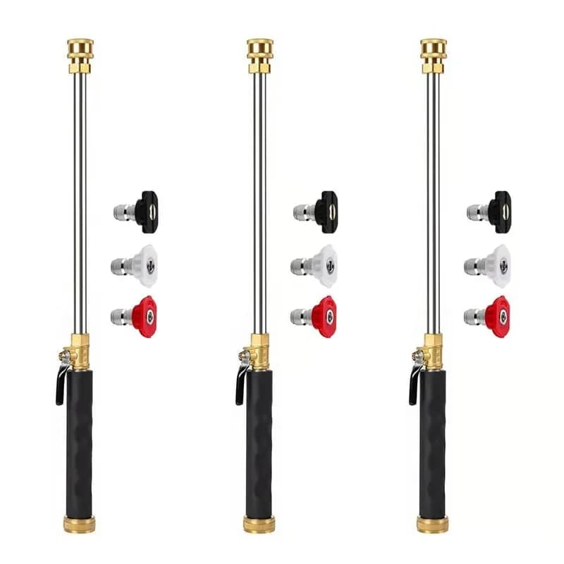 Three-Nozzle High-Pressure Garden Hose Washer Wand Set - View 3