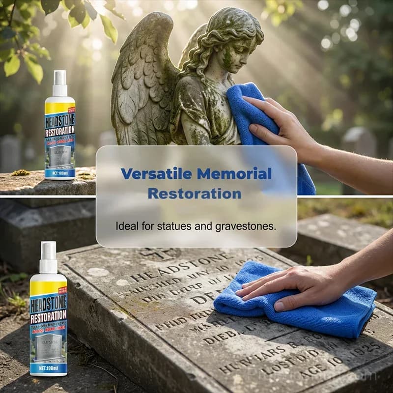 Headstone Restoration & Cleaning Spray, 32oz - View 8