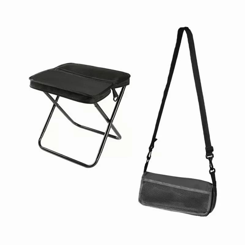 Large Khaki Foldable Backpack Stool, 1 Pc - View 3