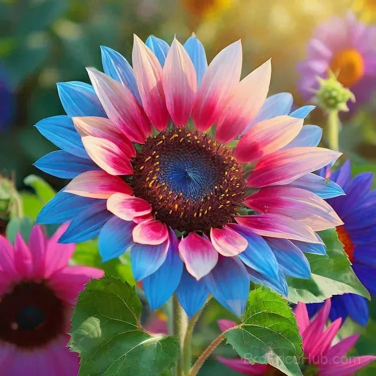 ColorBurst Sunflower Seeds for Planting - View 3