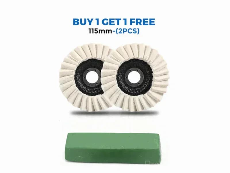 Wool Felt Flap Polishing Disc - 5-Pack (Buy 2 Get 3 Free) - View 17