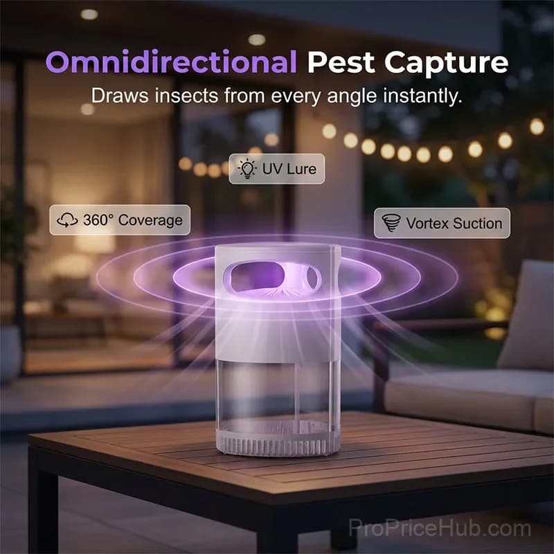 UV Mosquito Killer Lamp – USB, Quiet, Chemical-Free Indoor Trap - View 4