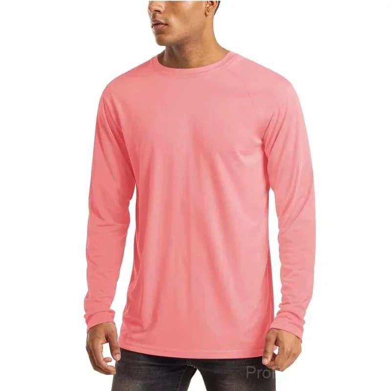 Men's UPF 50+ Long Sleeve Performance Shirt - Quick Dry, Lightweight, Breathable - View 3