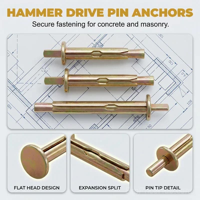 6×40 Hammer Drill Bits for Concrete and Brick, 10-Pack - View 8