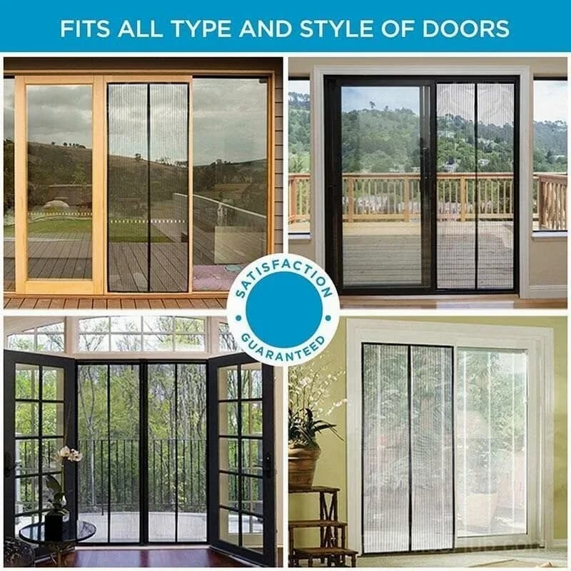 Magnetic Screen Door, Hands-Free Patio Entry - View 8