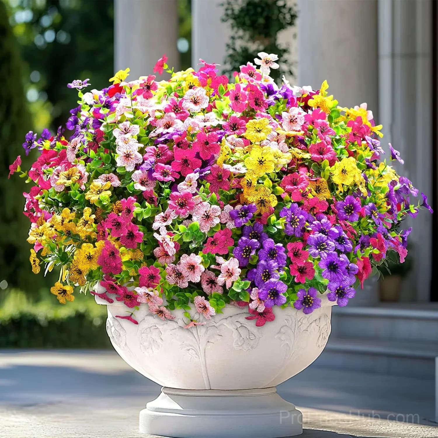 High-Quality Artificial Flowers, 6 Pieces for One Pot, All Colors - View 15