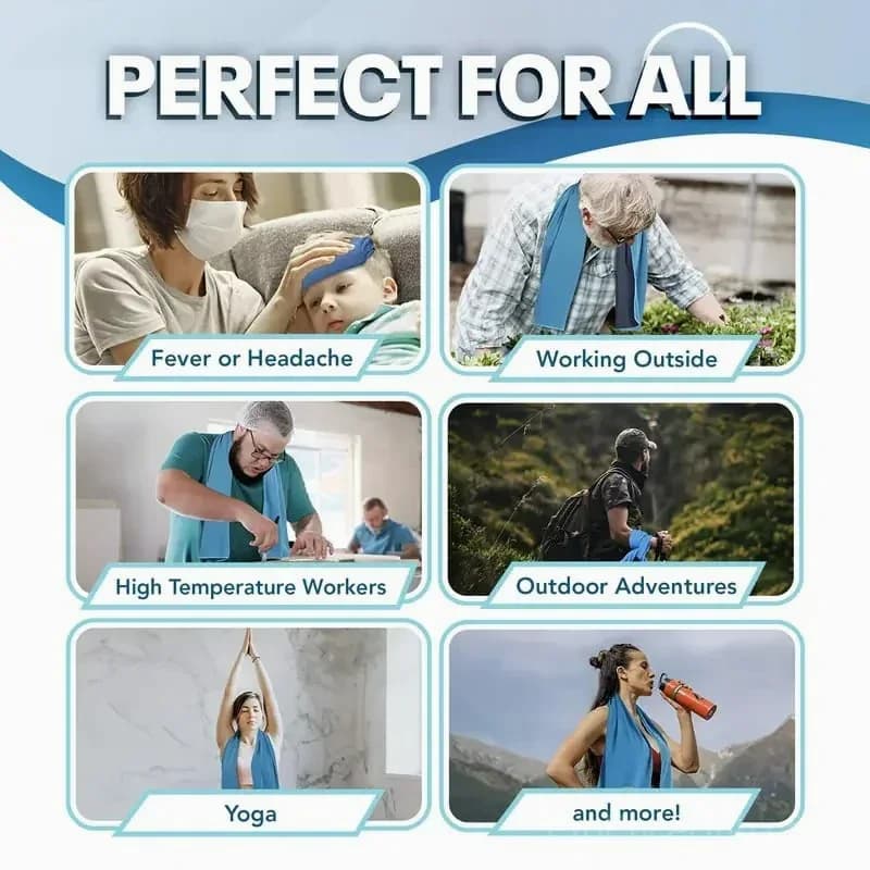 TYIIPLUS Instant Cooling Towel - Quick Dry Sports Towel for Gym & Travel - View 5
