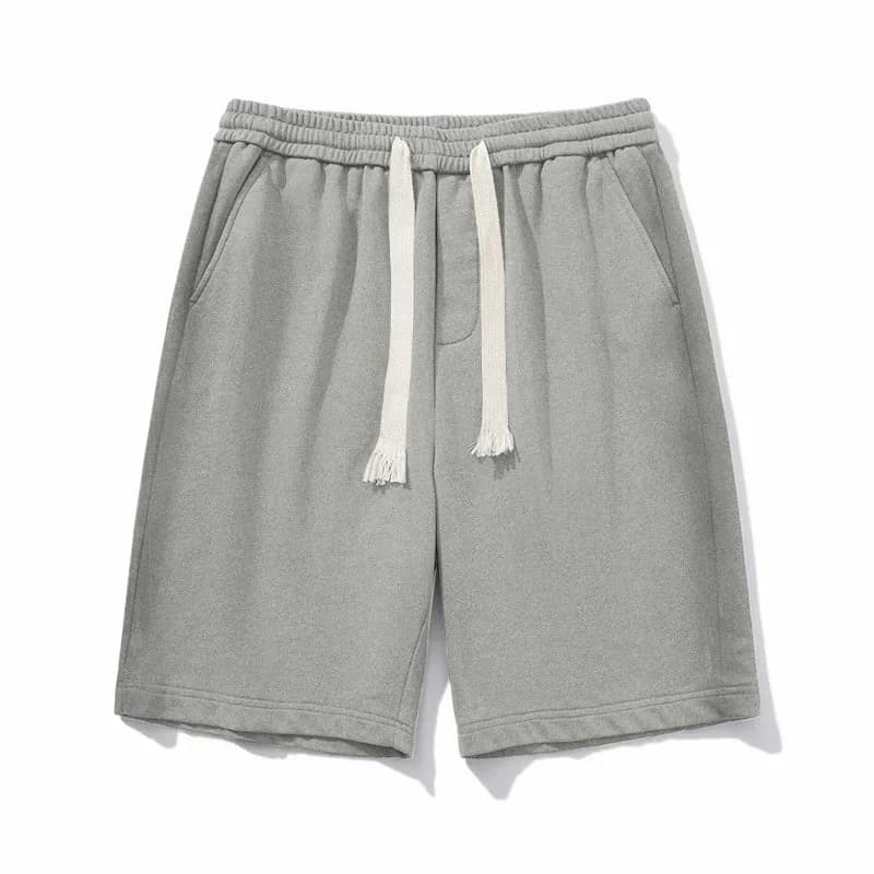 Men's Plus Size Loose Fit Workout Shorts with Drawstring Elastic Waist - View 6