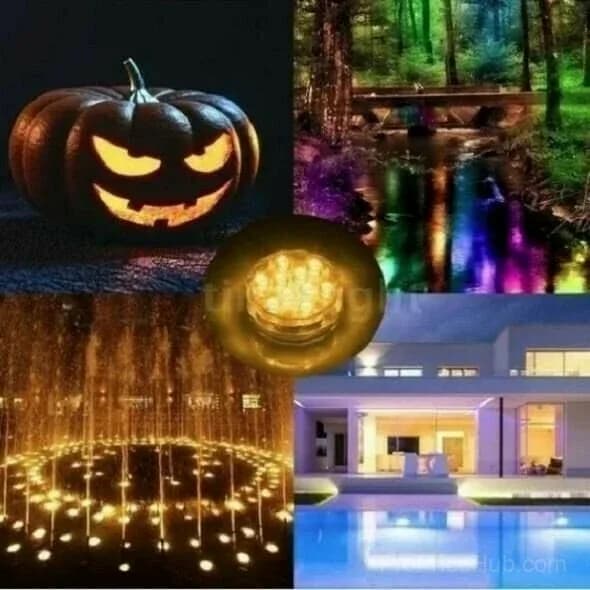 Submersible LED Pool Light with RF Remote Control - View 5