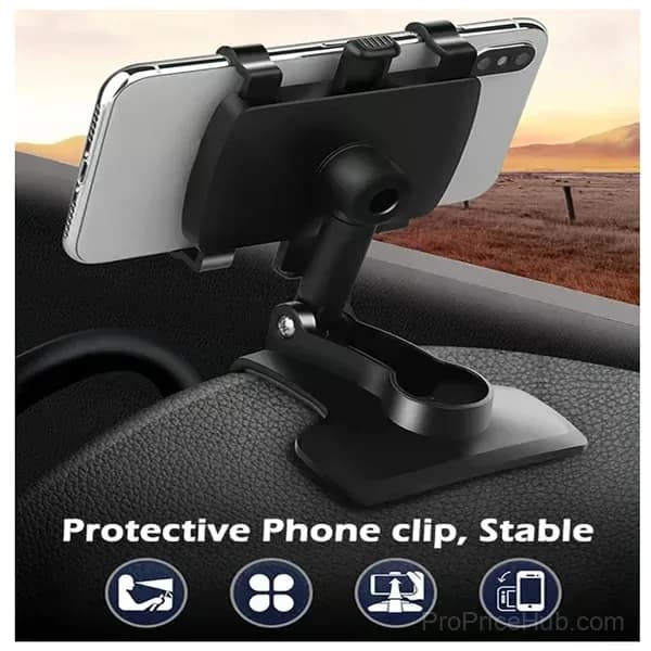 Dashboard Clip-On Car Phone Holder, 1-Pack - View 2