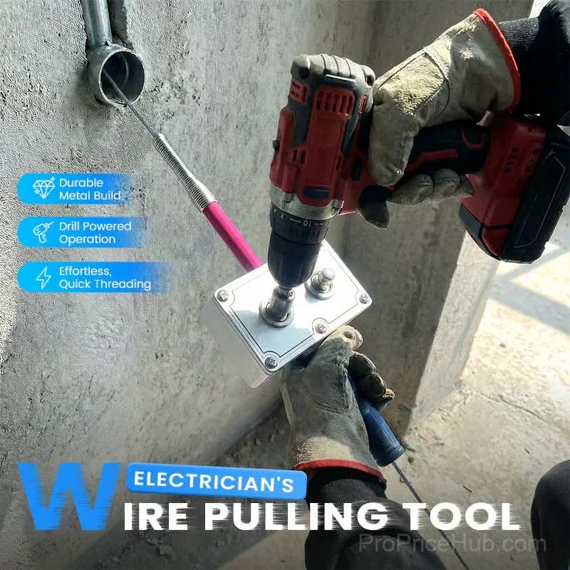 Professional Electrician's Wire Pulling Assistant Tool - View 2