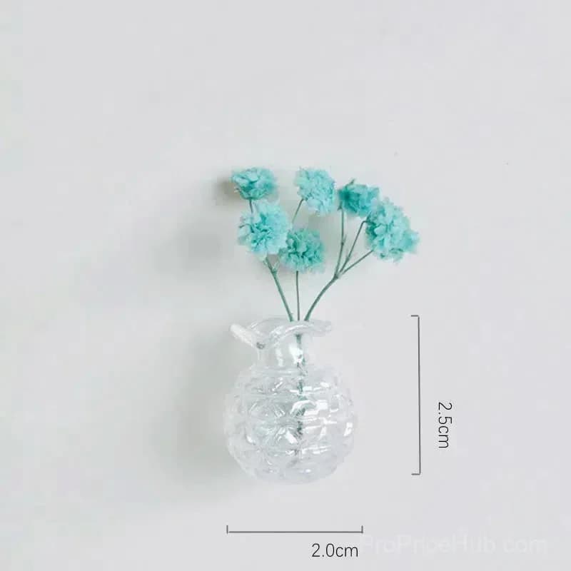 Mini Ceramic Vase Fridge Magnet - Small Home Decor Accent - View 11