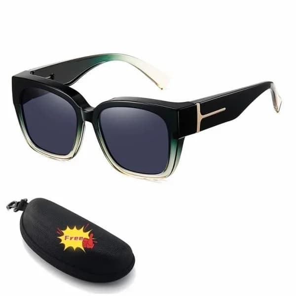 Polarized Fit Over Sunglasses for Women – UV400 Floral Frame - View 17