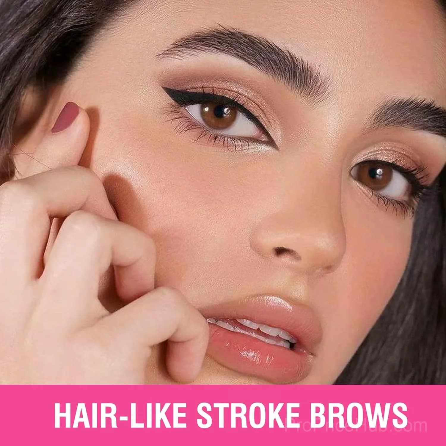 3D Waterproof Microblading Eyebrow Pen, Light Brown-Blond - View 4