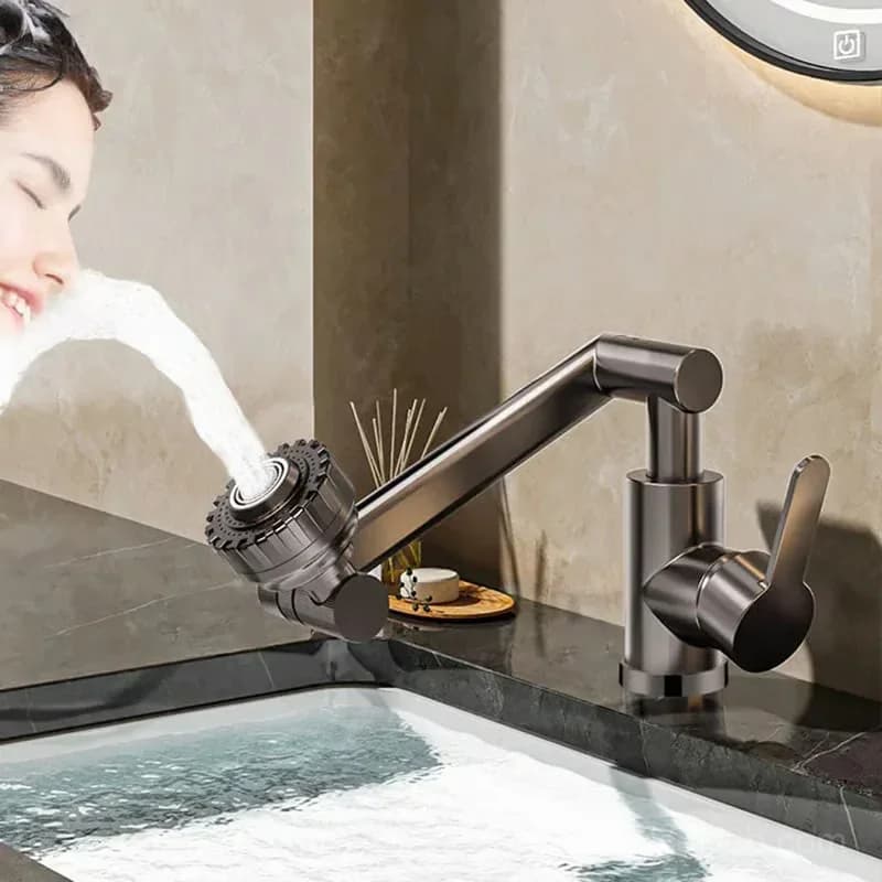 Grey 2-Mode Universal Hot and Cold Faucet Attachment - View 4
