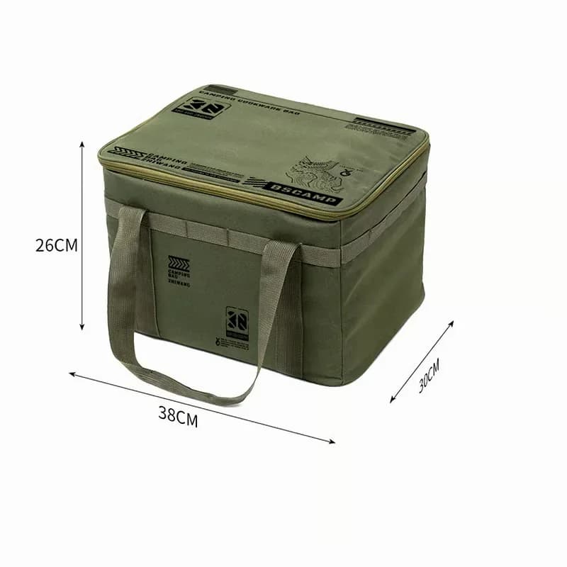 30L Waterproof Outdoor Folding Storage Bag, Khaki - View 13