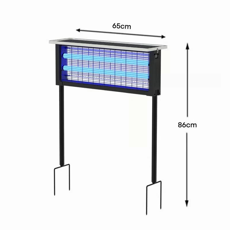 Solar Outdoor Bug Zapper, Standard Insect Killer Lamp - View 2