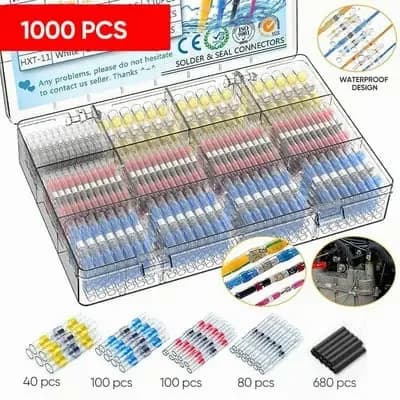 Waterproof Solder Wire Connector Set, 50-Piece - View 2