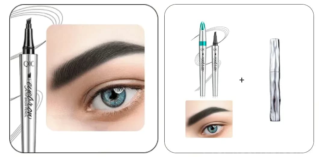 3D Waterproof Eyebrow Pencil, Light Brown, 2-Pack - View 51