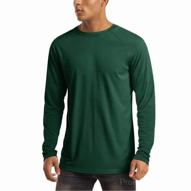 Men's UPF 50+ Long Sleeve Performance Shirt - Quick Dry, Lightweight, Breathable - View 13