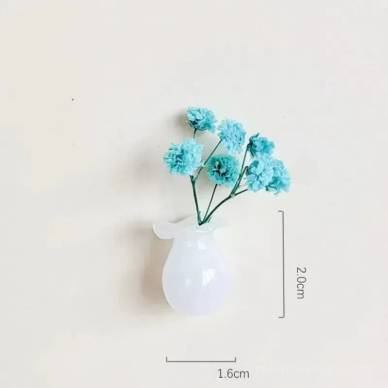 Mini Ceramic Vase Fridge Magnet - Small Home Decor Accent - View 10