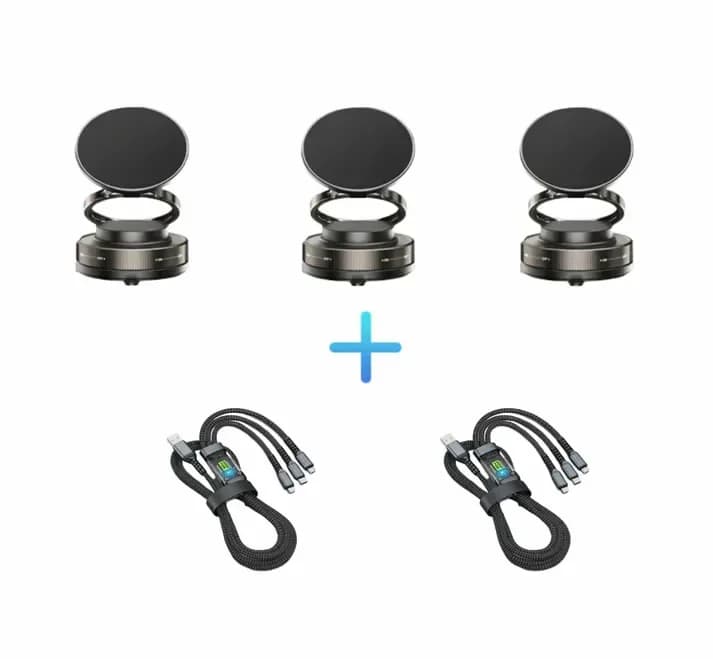 360° Adjustable Vacuum Magnetic Car Phone Holder, 1-Pack - View 16