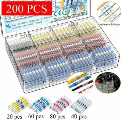 Waterproof Solder Wire Connector Set, 50-Piece - View 4