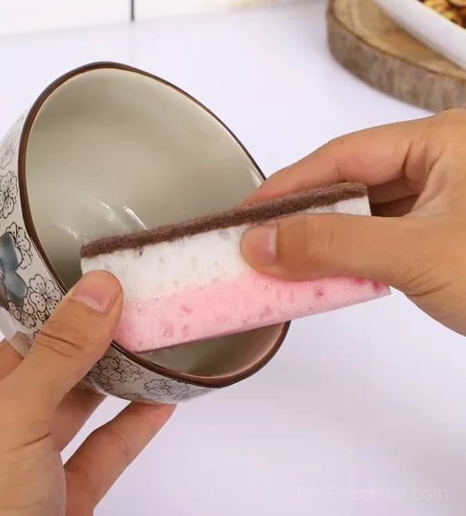 3-Color Square High-Foaming Seaweed Dish Sponge - View 2