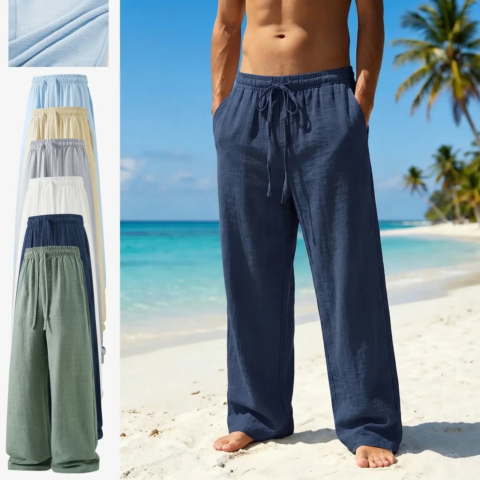 Cool & Breathable Summer Pants - View 6