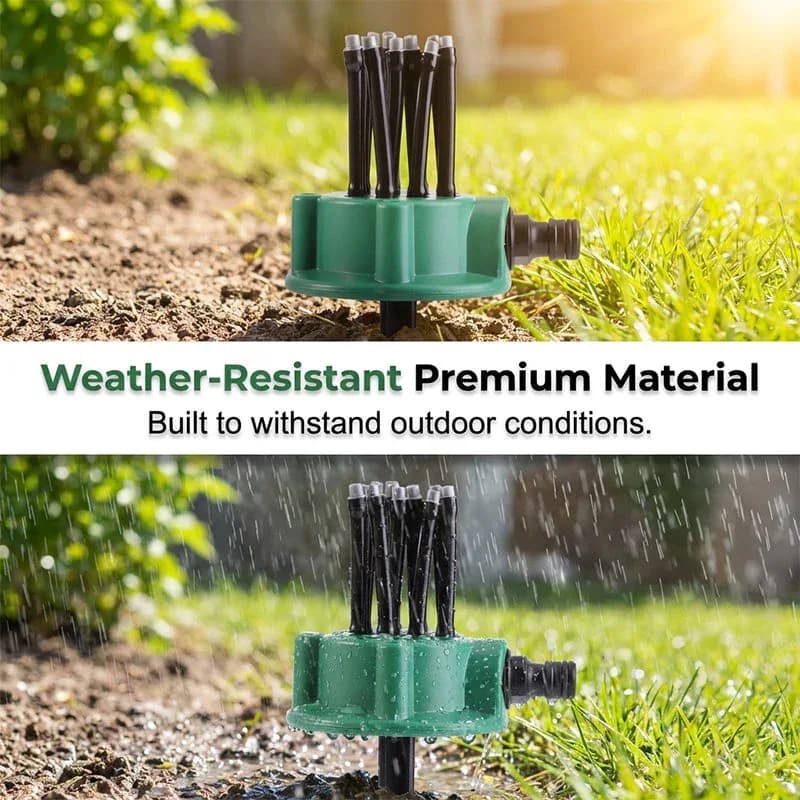 360° Multi-Directional Lawn Sprinkler with Flexible Spray Nozzles - View 7