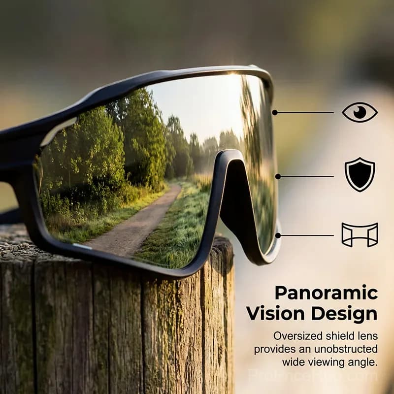Photochromic Outdoor Sports Glasses, Grey, 1 PC - View 5