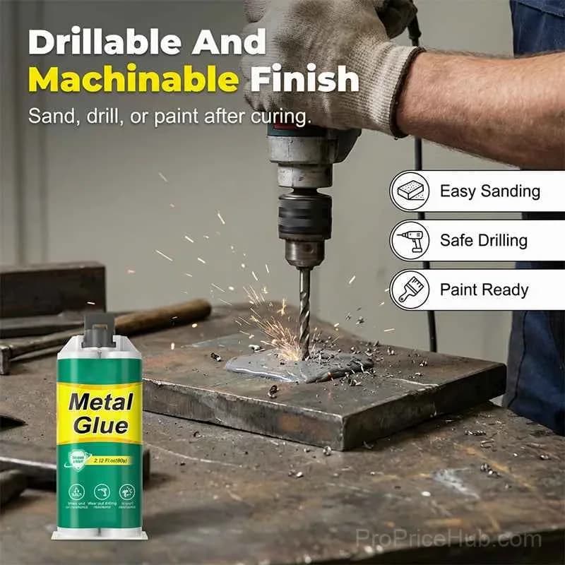 High-Strength Metal Repair Glue, Fast Curing Permanent Bond - View 10