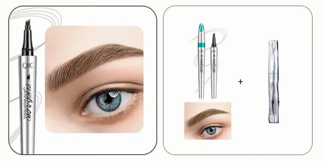 3D Waterproof Eyebrow Pencil, Light Brown, 2-Pack - View 18