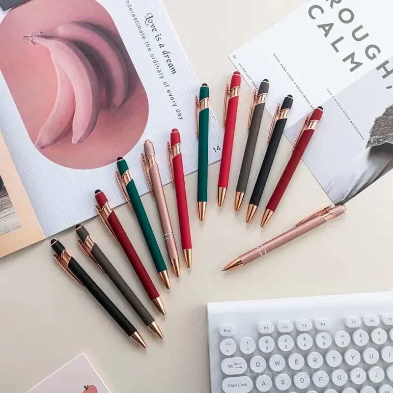 Bible Verse Ballpoint Pen Set, Rose Gold, 10 Pieces - View 2