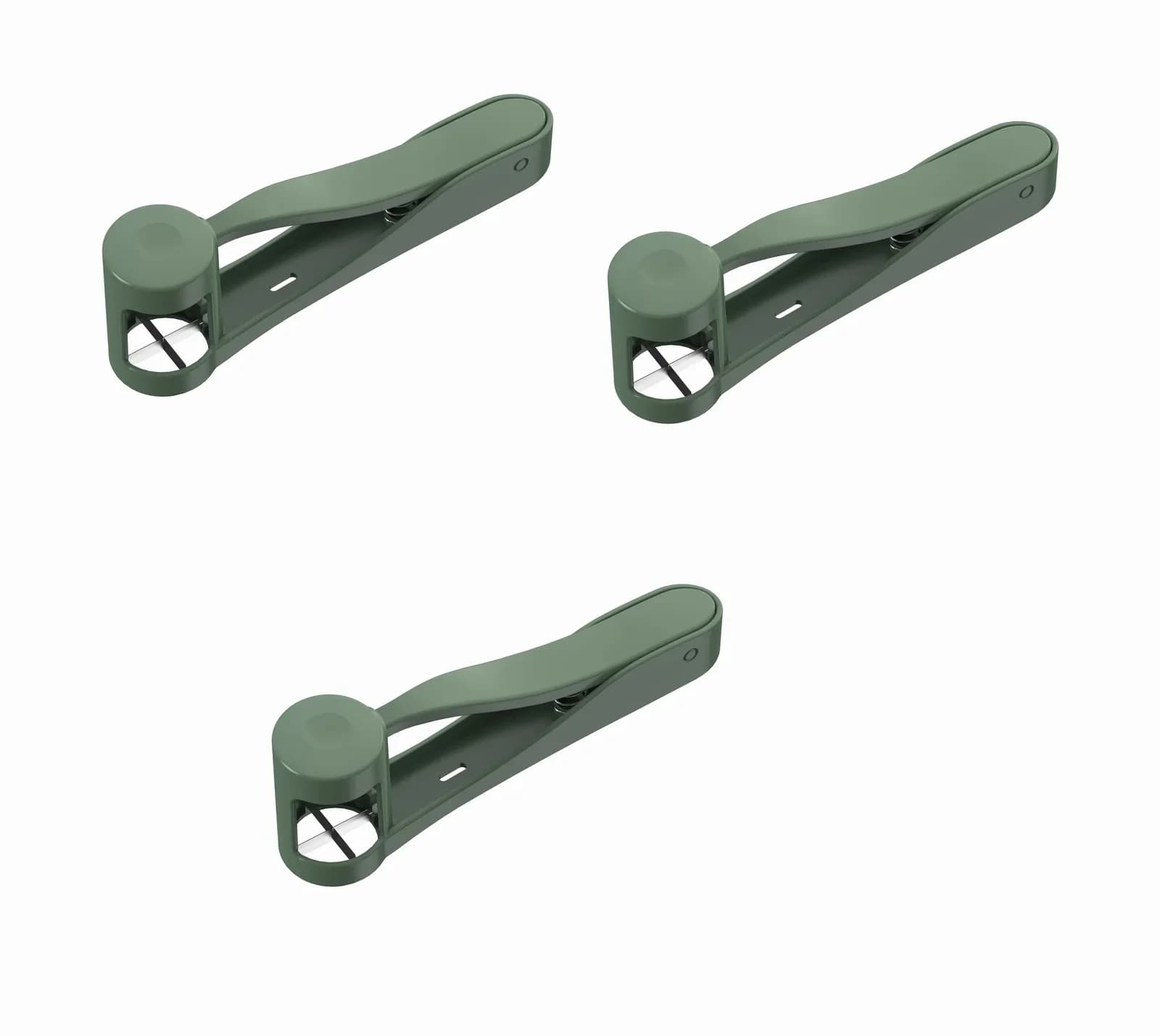 Green Fruit Slicer Handheld Kitchen Cutter - View 4