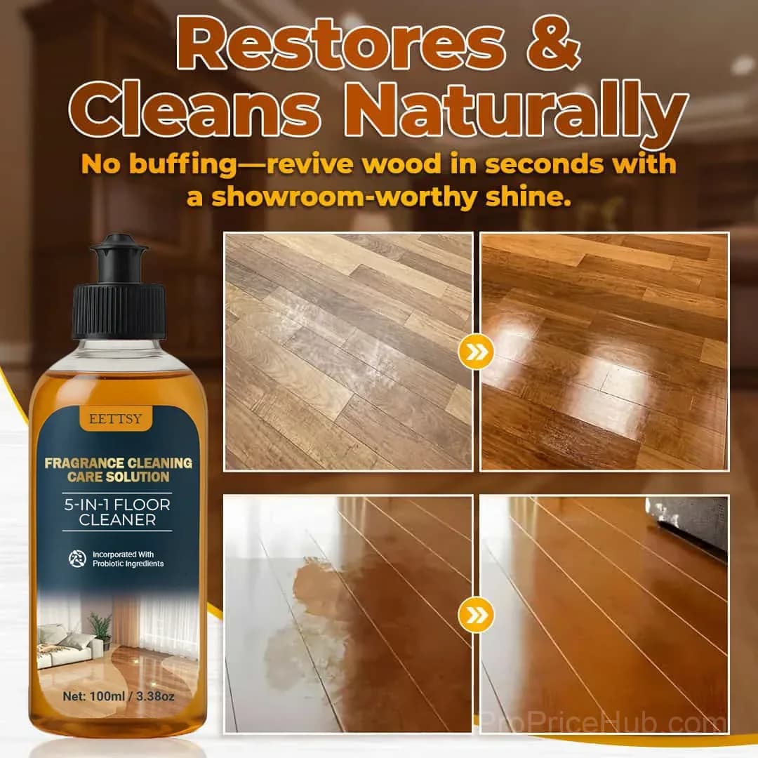 5-in-1 Floor Cleaner - Fast-Drying, Antibacterial, Eco-Friendly Solution - View 3