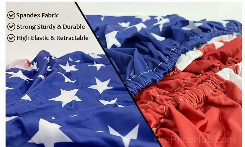 American Car Hood Flag - No Glue No Tools, Install in 1 Minute - View 14