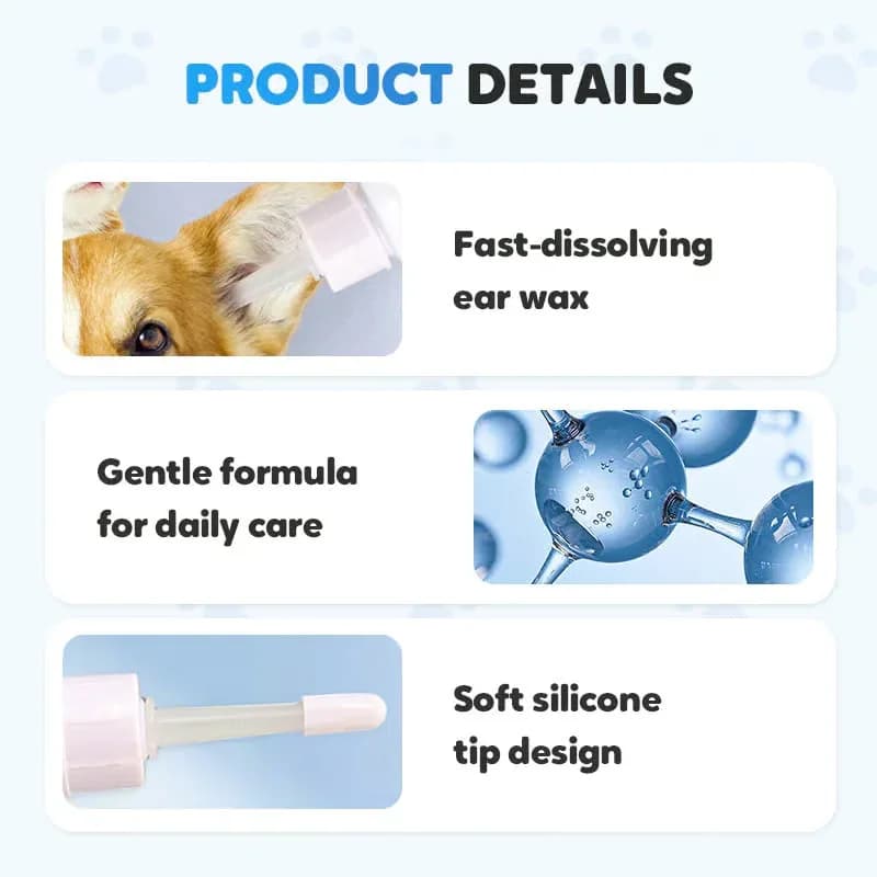 Pet Ear Cleaner with Aloe for Dogs & Cats, 120ml - View 5