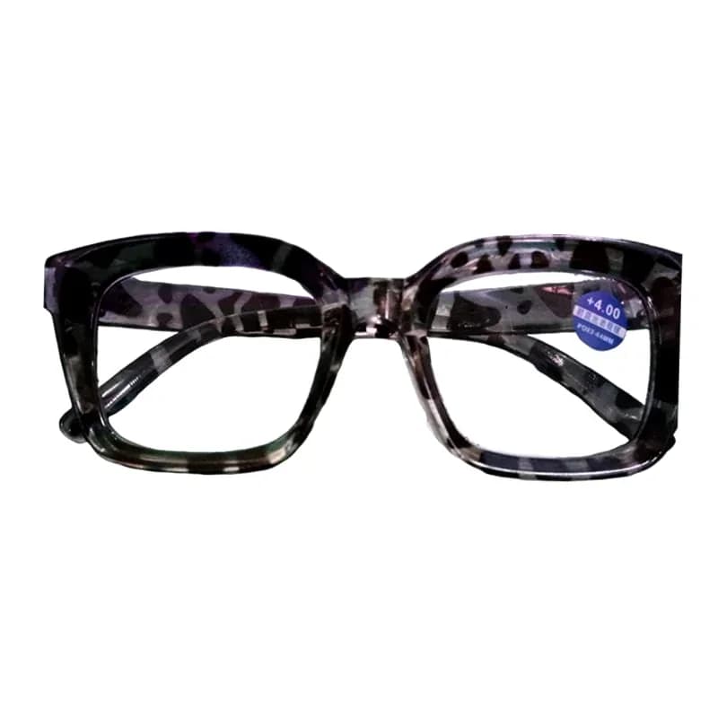 Tortoiseshell Oversized Square Reading Glasses – Blue Light Blocking - View 7